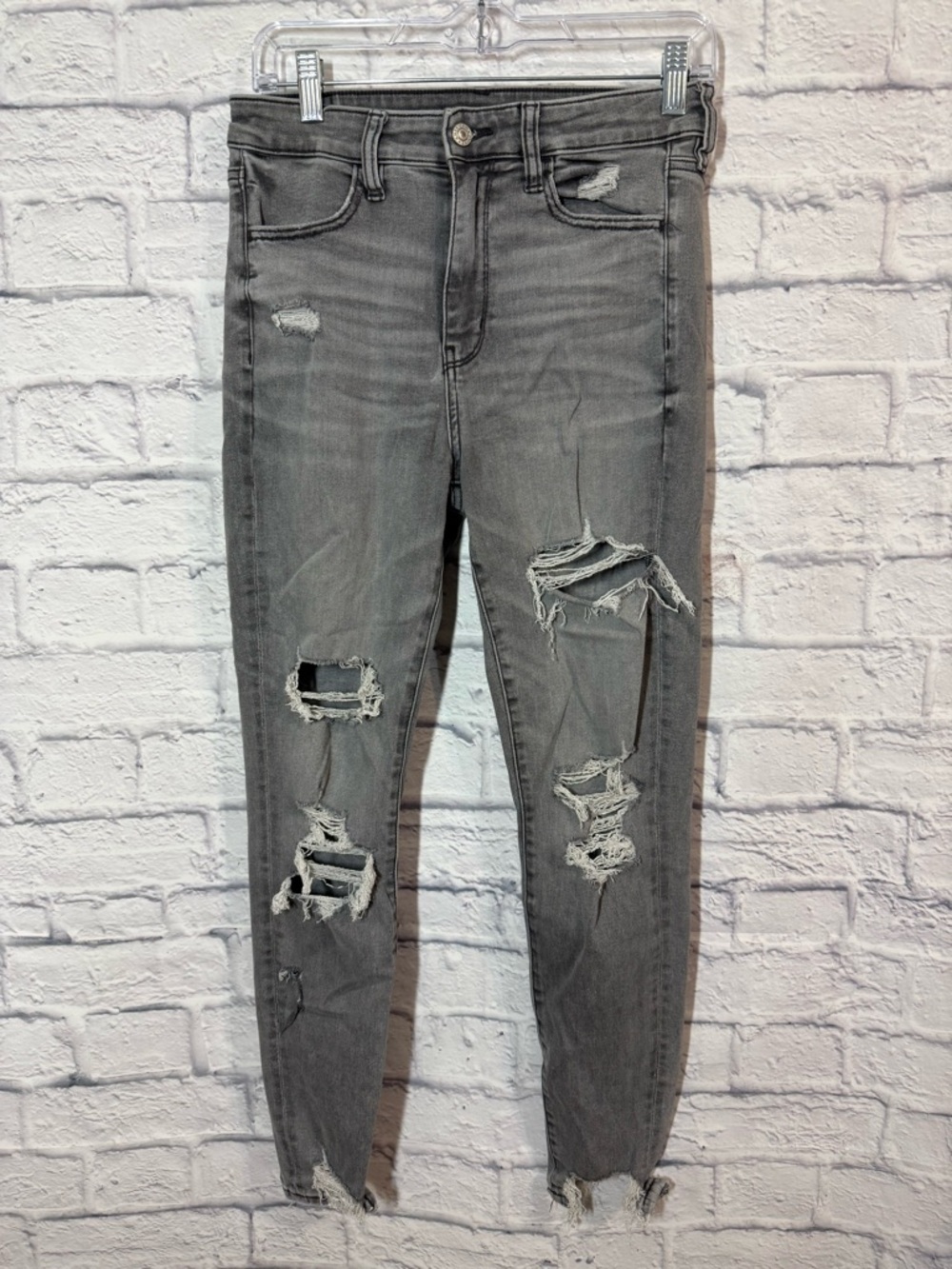 Women’s American Eagle Super High Rise Jegging, 8 Short